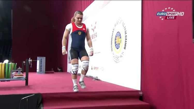 Olga Zubova ZUBOVA Olga 1s 120 kg cat 75 World Weightlifting Championship 2013