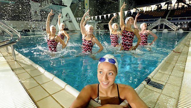 Olia Burtaev Synchronised swimmer Olia Burtaev books a berth for the
