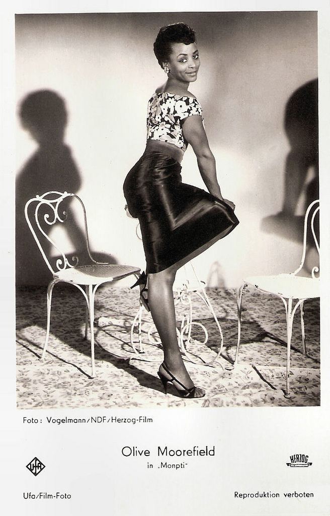 Olive Moorefield Olive Moorefield in Monpti 1957 German postcard by Ufa Flickr
