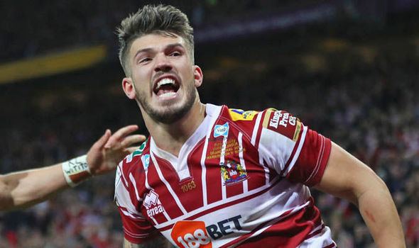 Oliver Gildart Wigans Oliver Gildart suffers injury blow following brutal