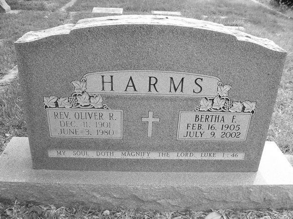 Oliver Raymond Harms Rev Oliver Raymond Harms 1901 1980 Find A Grave Memorial