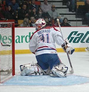 Olivier Michaud Olivier Michaud 2001 02 Montreal Canadiens Goaltenders