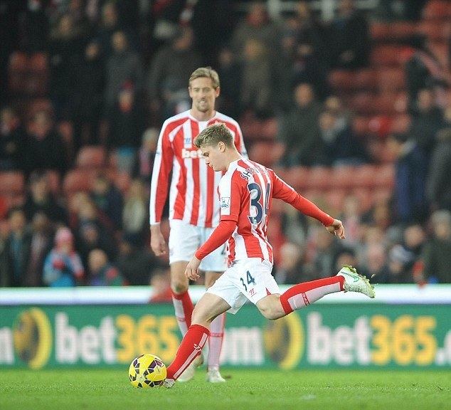 Ollie Shenton Frank Lampard trades shirts with Stoke Citys Oliver Shenton after