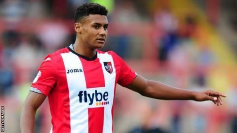 Ollie Watkins Ollie Watkins Exeter City forward insisted on playing through