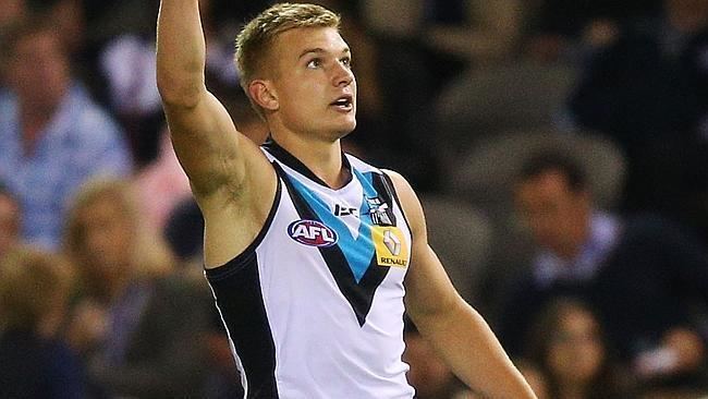Ollie Wines Ollie Wines39 first 25 AFL games stand as best for Port