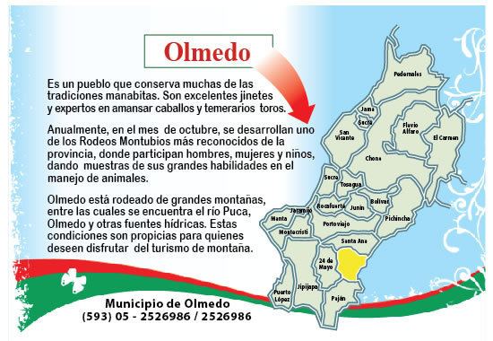Olmedo Canton, Manabí Olmedo Gobierno Provincial de Manab Ecuador