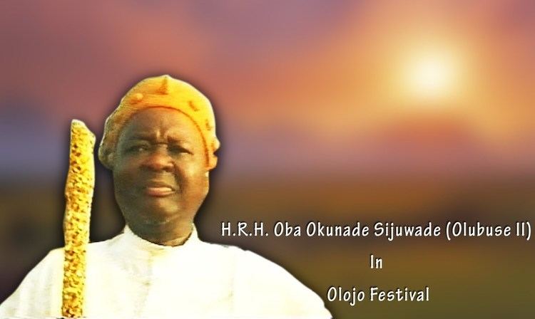 Olubuse II See Ooni of Ife Oba Okunade Sijuwade at vintage Olojo Festival YouTube