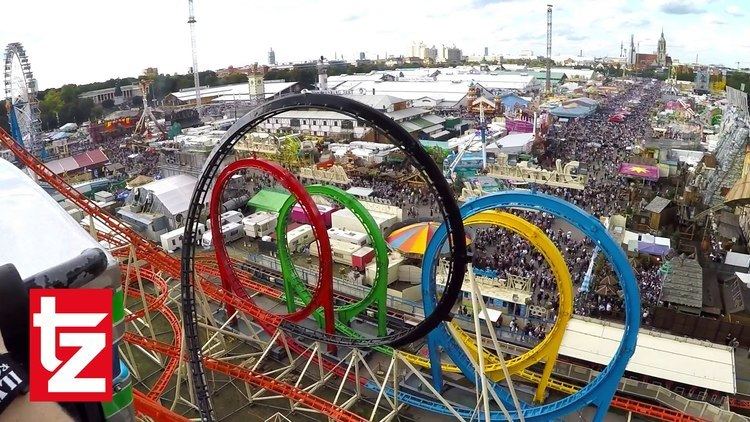 Olympia Looping Oktoberfest 2015 Fahrgeschfte Olympia Looping YouTube