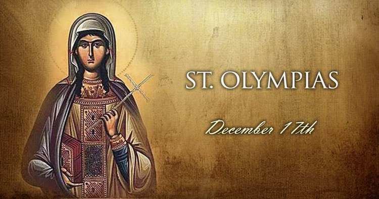 Olympias the Deaconess ST OLYMPIAS Catholic News Agency CNA