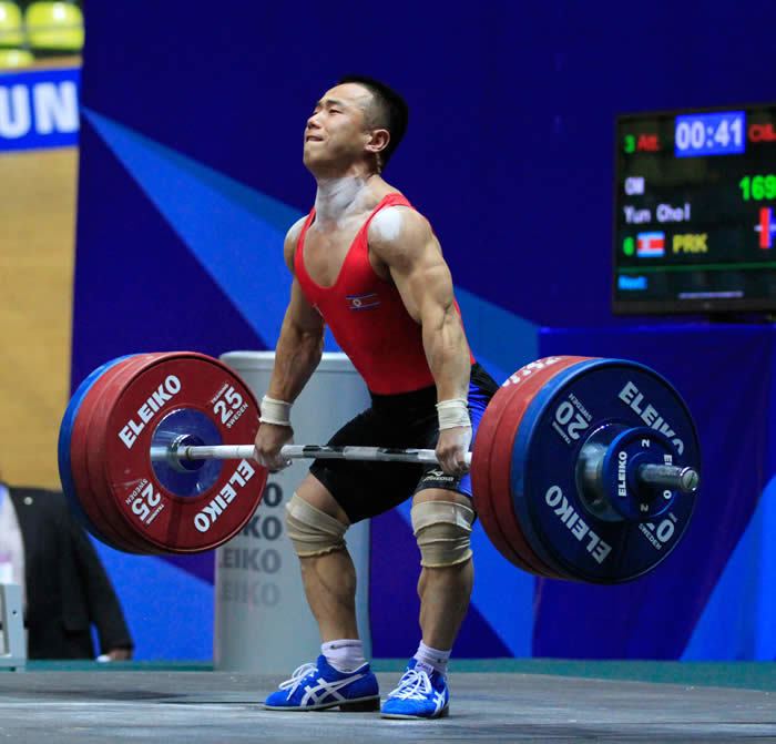 Om Yun-chol The 2013 Asian Weightlifting Championships The men