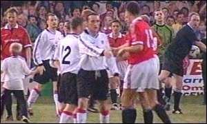Omagh Town F.C. BBC News NORTHERN IRELAND Games may not benefit Omagh victims