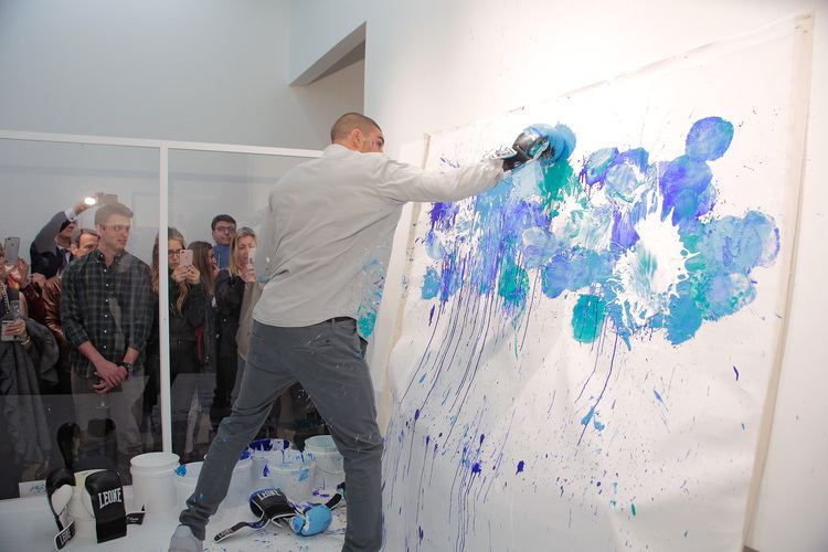Omar Hassan (artist) artnet Asks Artist Omar Hassan and Boxing With Paint artnet News