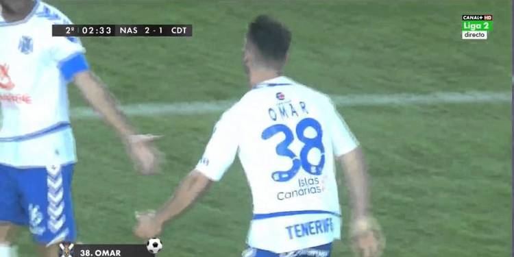 Omar Perdomo Gol de Omar Perdomo en el Gimnstic de Tarragona 21 CD Tenerife