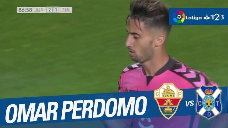 Omar Perdomo Gol de Omar Perdomo en el Elche CF 31 CD Tenerife YouTube