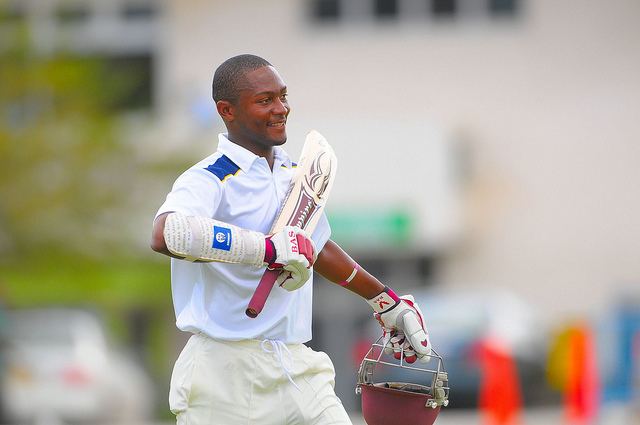 Omar Phillips VIDEO Barbados batsman Omar Phillips injured GrenadaSports