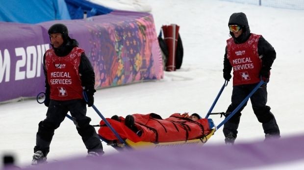 Omar Visintin Italian snowboarder Omar Visintin bruises rear in