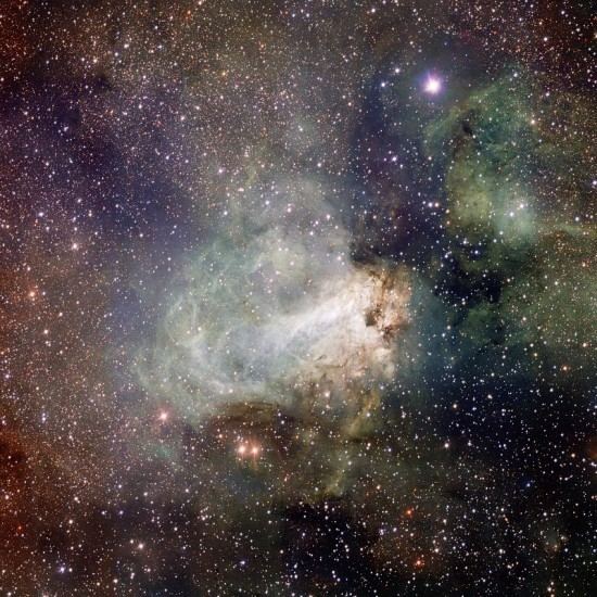 Omega Nebula M17 is the Omega Nebula Clusters Nebulae Galaxies EarthSky