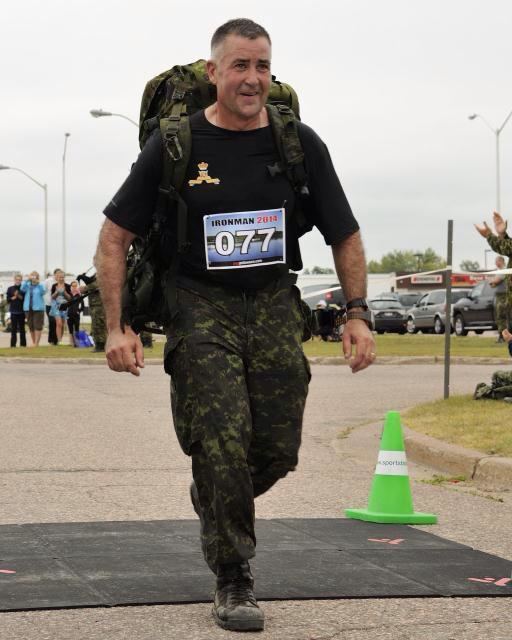 Omer Lavoie Sports Day in Canada 2014 BGen Omer Lavoie Ironman