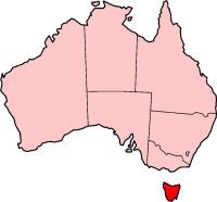 Omission of Tasmania from maps of Australia