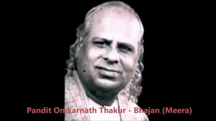 Omkarnath Thakur Omkarnath Thakur Bhajan Meera YouTube