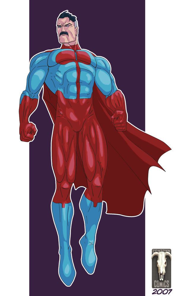 Omni-Man, a comics hero created by Robert KirkmanCory Walker