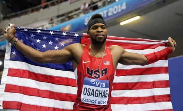 Omo Osaghae Oh yeah Osaghae wins 60meter hurdles title at World
