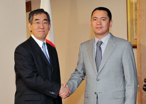 Omurbek Babanov MOFA Meeting between Mr Takeaki Matsumoto Minister for