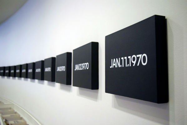 On Kawara On Kawara39s Digital Wisdom at the Guggenheim artnet News