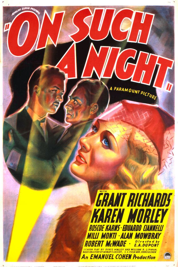 On Such a Night (1937 film) wwwgstaticcomtvthumbmovieposters45847p45847