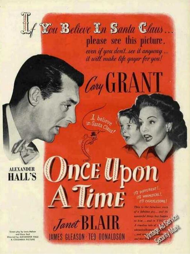Once Upon a Time (1944 film) Cary Grant and Ted Donaldson in Once Upon a Time 1944 Once Upon A