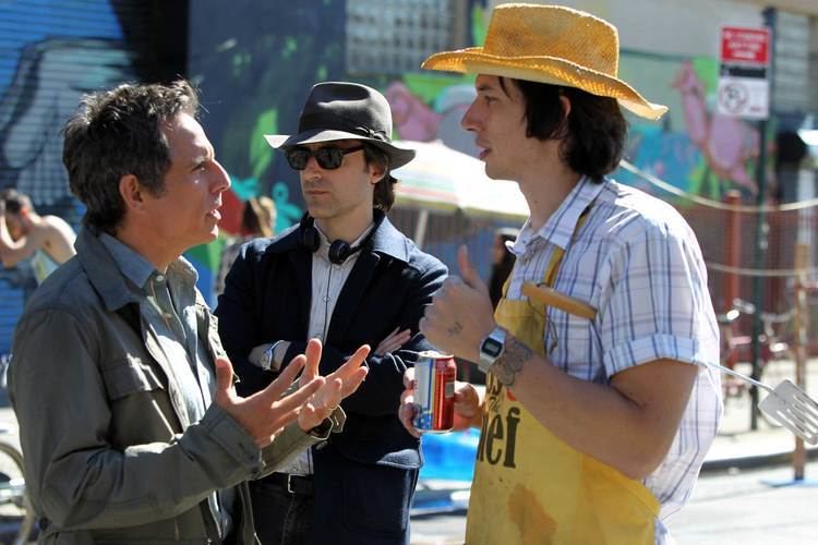 Once Upon a Time...When We Were Colored movie scenes Steve Sands Getty Images Ben Stiller director Noah Baumbach and Adam Driver film When We Were Young in New York City on September 24 2013 