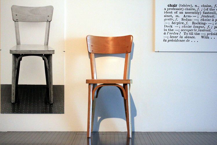 One and Three Chairs One and Three Chairs 1965 Joseph Kosuth Centre Pompidou Flickr