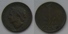 One cent coin (Netherlands)