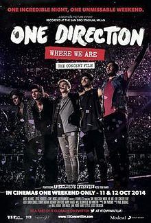 One Direction: Where We Are – The Concert Film httpsuploadwikimediaorgwikipediaenthumb1