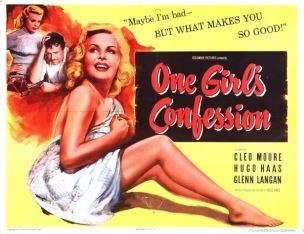 One Girl's Confession Classic Movie Ramblings One Girls Confession 1953