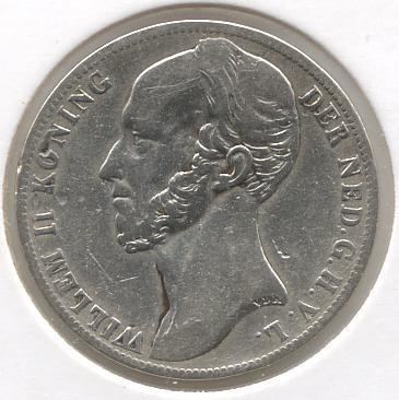One guilder coin (1840–49)