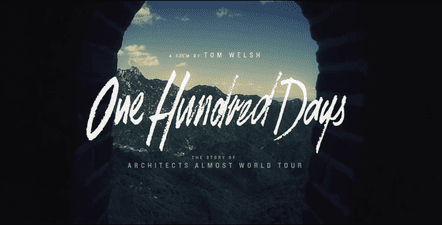 One Hundred Days: The Story of Architects Almost World Tour movie poster