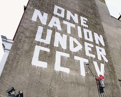 One Nation Under CCTV Banksy quotOne Nation Under CCTVquot HYPEBEAST