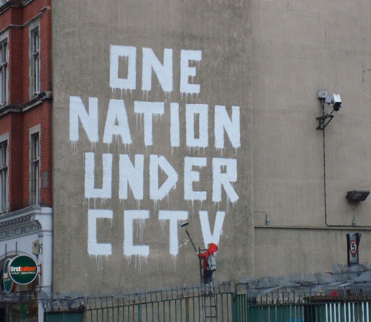 One Nation Under CCTV one nation under cctv new Banksy Brand Tao