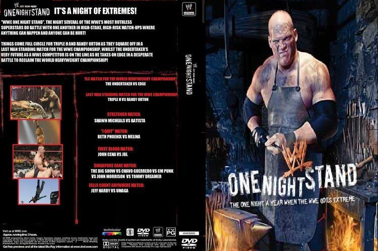 One Night Stand (2008) WWE One Night Stand 2008 DVD Cover by ZT4 on DeviantArt