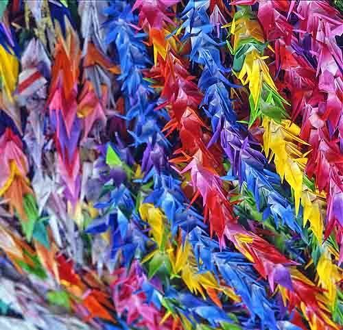 One thousand origami cranes
