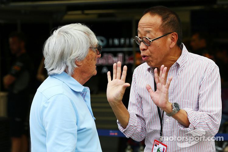 Ong Beng Seng Bernie Ecclestone CEO Formula One Group with Ong Beng