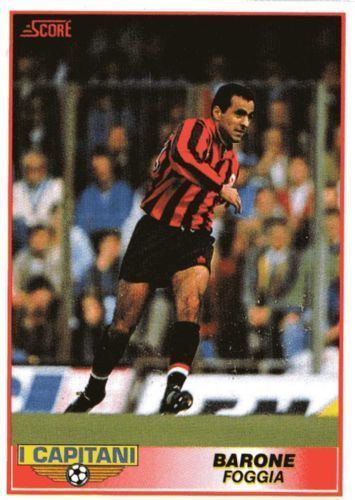 Onofrio Barone FOGGIA Onofrio Barone 381 SCORE 1992 Italian Football Trading Card