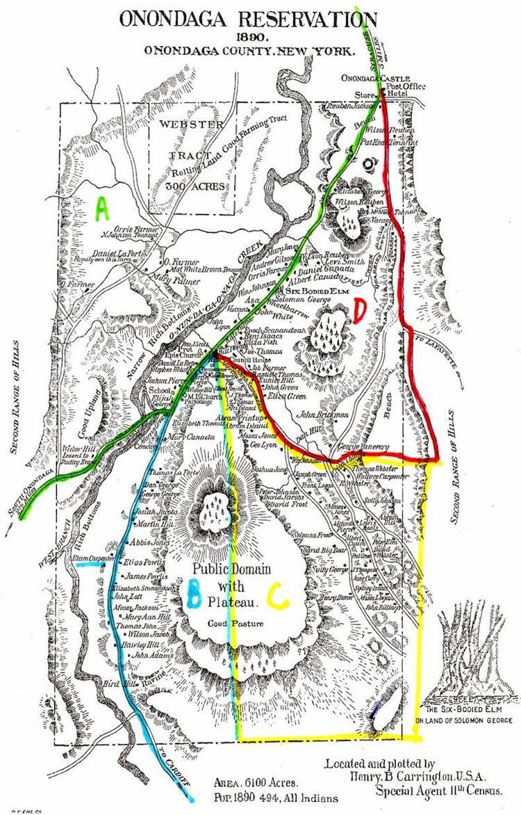 Onondaga people List of Occupants of the Onondaga Reservation Onondaga County New