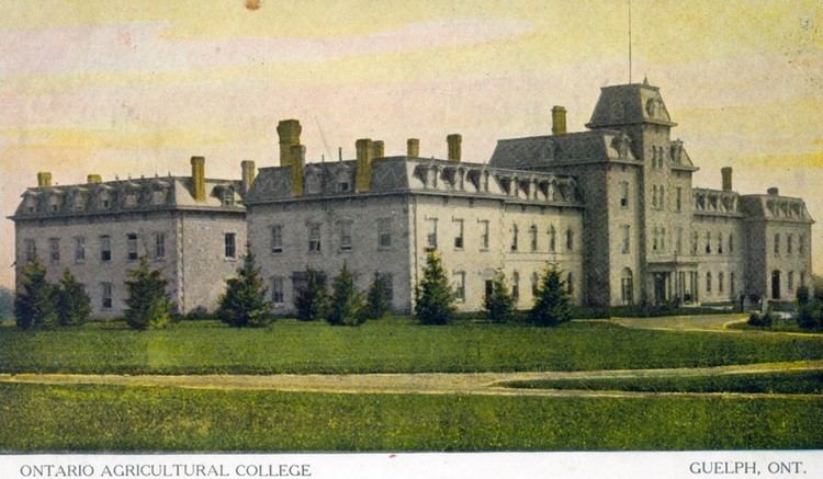 Ontario Agricultural College Ontario Agricultural College Guelph Ont Ontario Details
