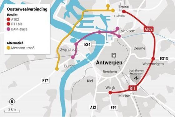 Oosterweel Link Government approves BAM plan for Oosterweel link Flanders Today