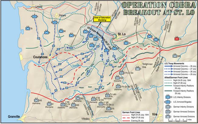 Operation Cobra Operation Cobra Followup to the DDay Invasion