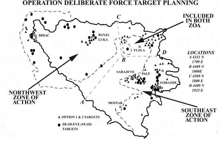 Operation Deliberate Force Operation Deliberate Force Maps Part 3