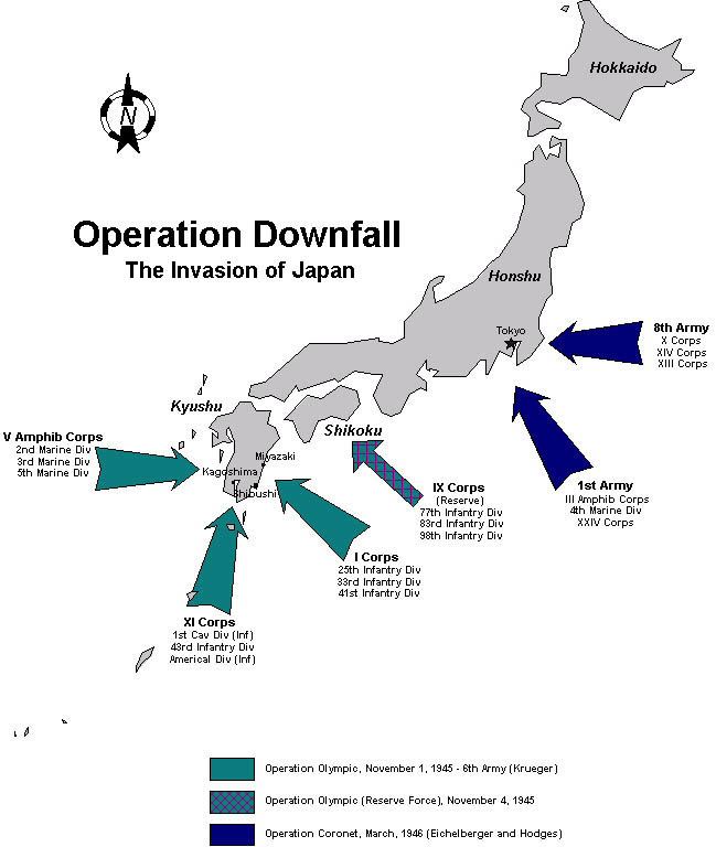 Operation Downfall Invasion of Japan