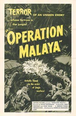 Operation Malaya (film) movie poster